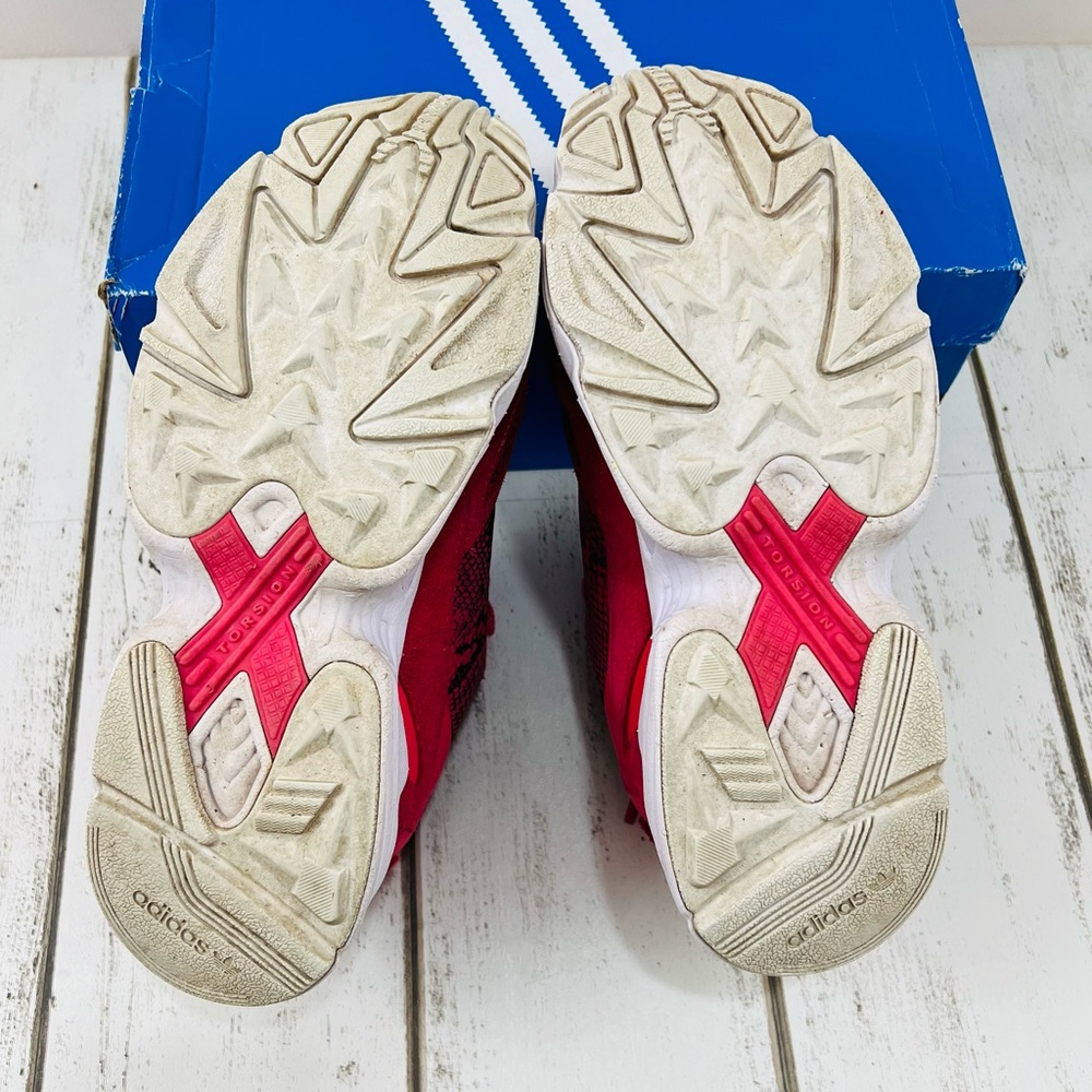 Adidas Women’s Falcon FV4481 Sneakers Sport Shoes Sz.8 Bright Pink Rare - Picture 8 of 10
